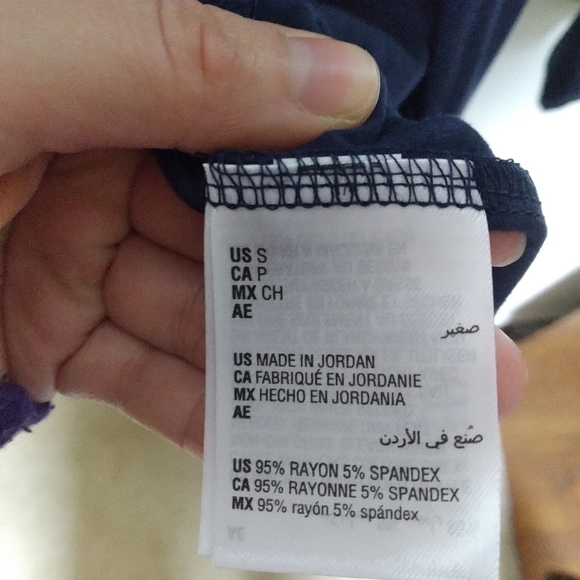 Karen Scott Navy Blue Open Front Quarter Sleeve Jersey Knit Cardigan Size Small - Picture 7 of 8